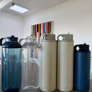 KINTO water bottles + insulated- minimal + modern.